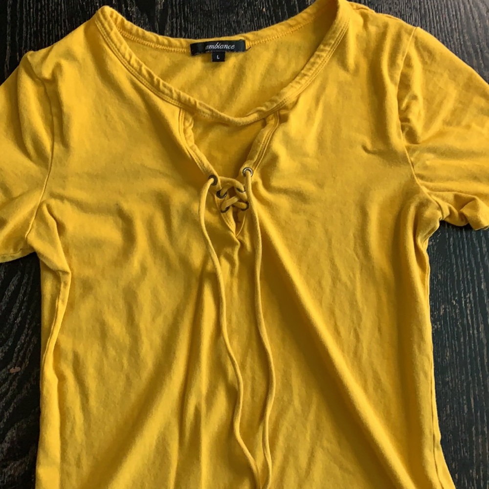Yellow blouse